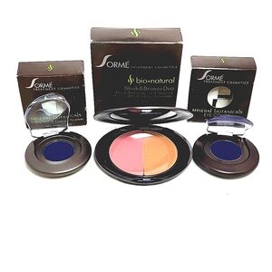 Sormē Mineral Botanicals Bio Natural Eye color Contrast 635, Blush & Bronze Duo